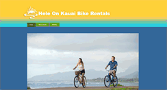 Desktop Screenshot of kauaibeachbikerentals.com