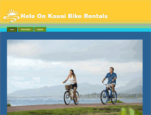 Tablet Screenshot of kauaibeachbikerentals.com